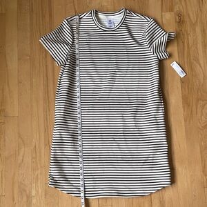 Classic Striped Black and White Dress